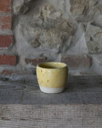 Šálka Piesková žltá 6