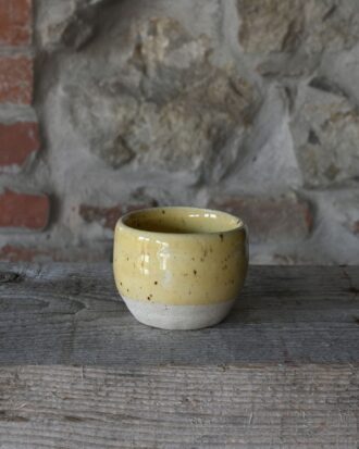 Šálka Piesková žltá 3